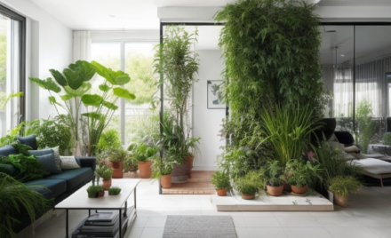 plantas na decoração